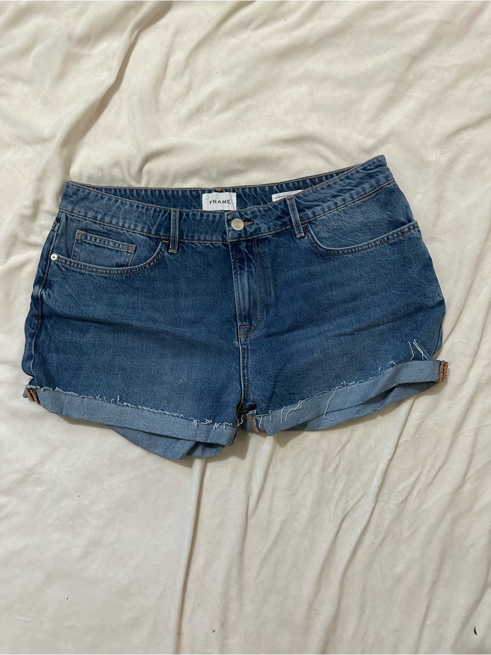 Frame Denim Le Grand Garçon short